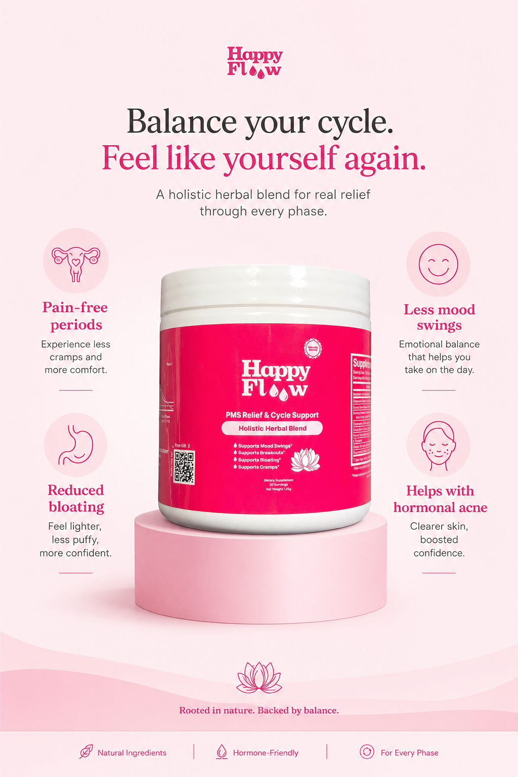 Happy Flow Hormone Support Tea